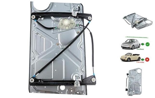 Power Window Regulator Without Motor for Volkswagen Beetle Front Driver Side