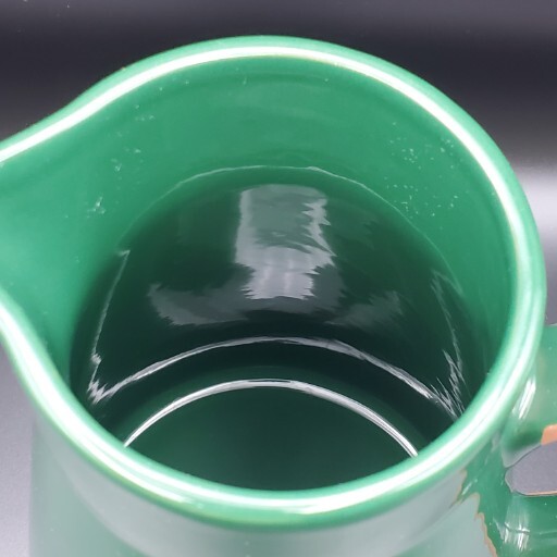 Studio Nova Moldova Green Pitcher 8.5"