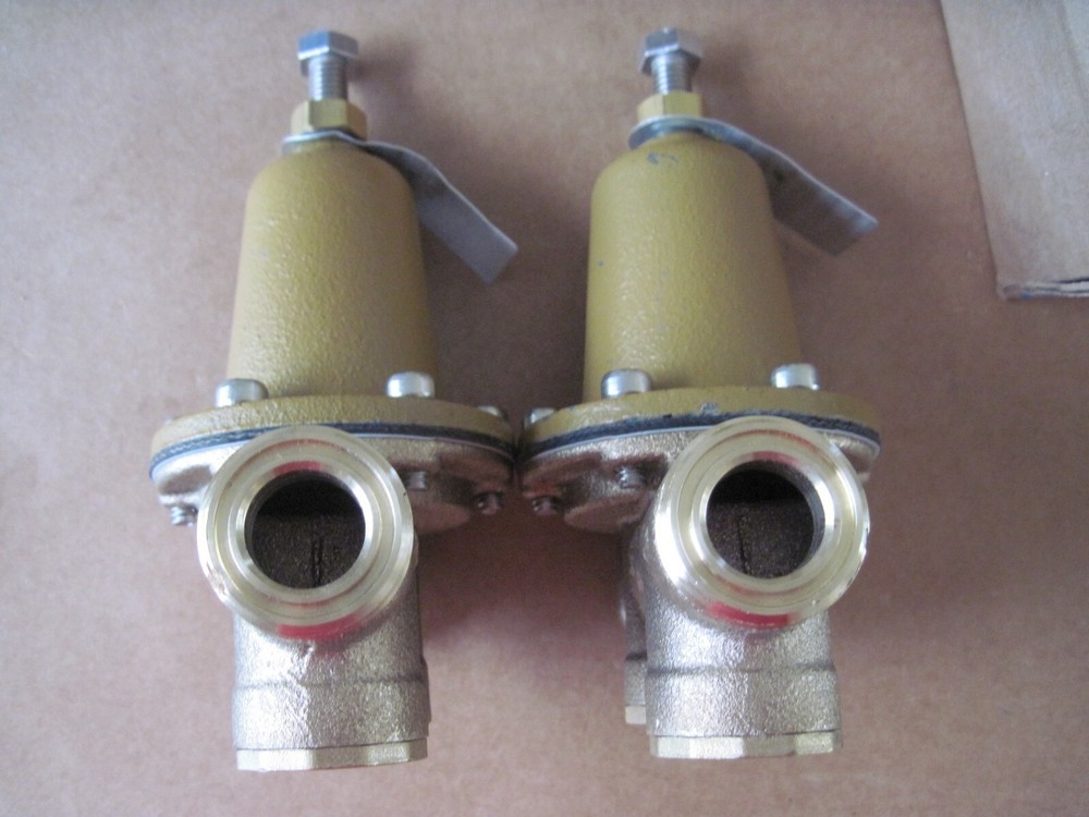 Lot of 2 Watts 1/2 LF25AUB-HP-Z3 Water Pressure Reducing Valve, FOR PARTS