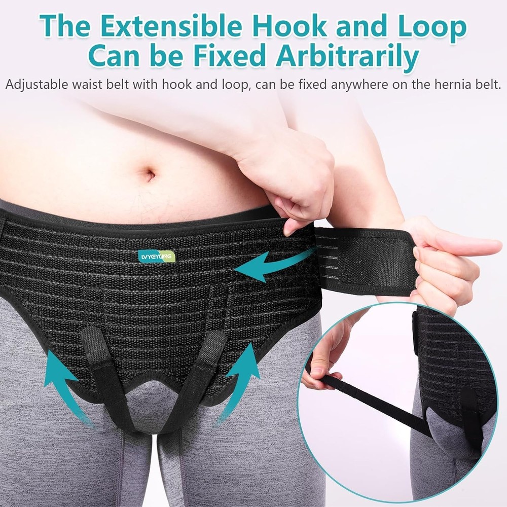 Hernia Belt for Men Inguinal，Adjustable Inguinal Support Belt
