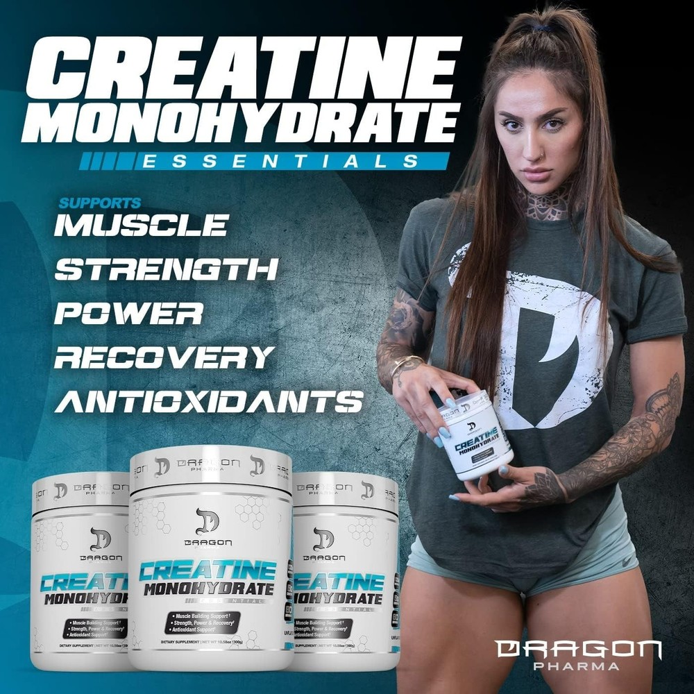 Creatine Monohydrate, Aid Muscle Recovery, Post-Workout Supplement, Antioxida...