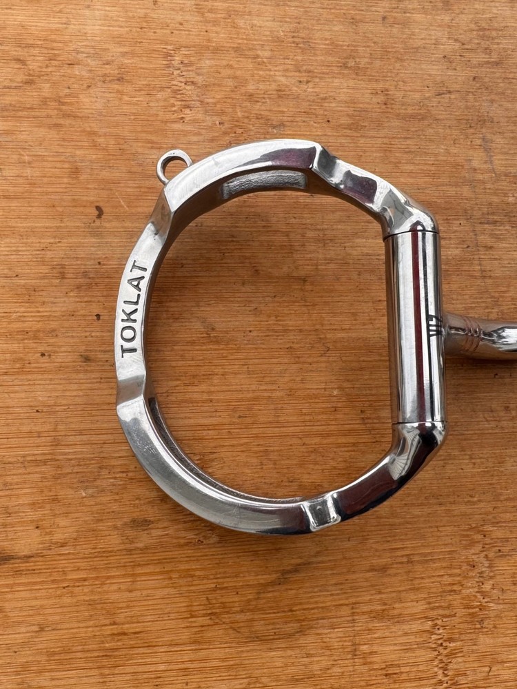 MYLER Eggbutt with Hooks Low Port Comfort Snaffle Bit ~ MB 04 ~ 5"