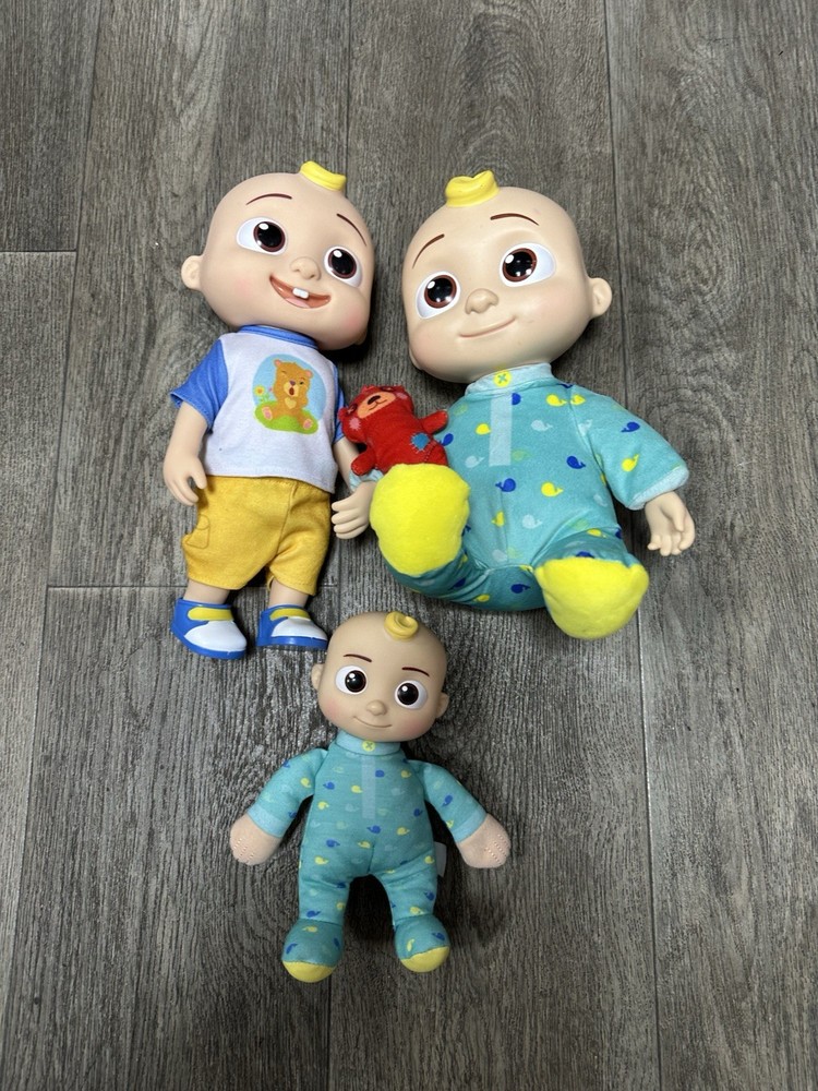 3 x Cocomelon Doll Bundle - Interactive Dolls & More