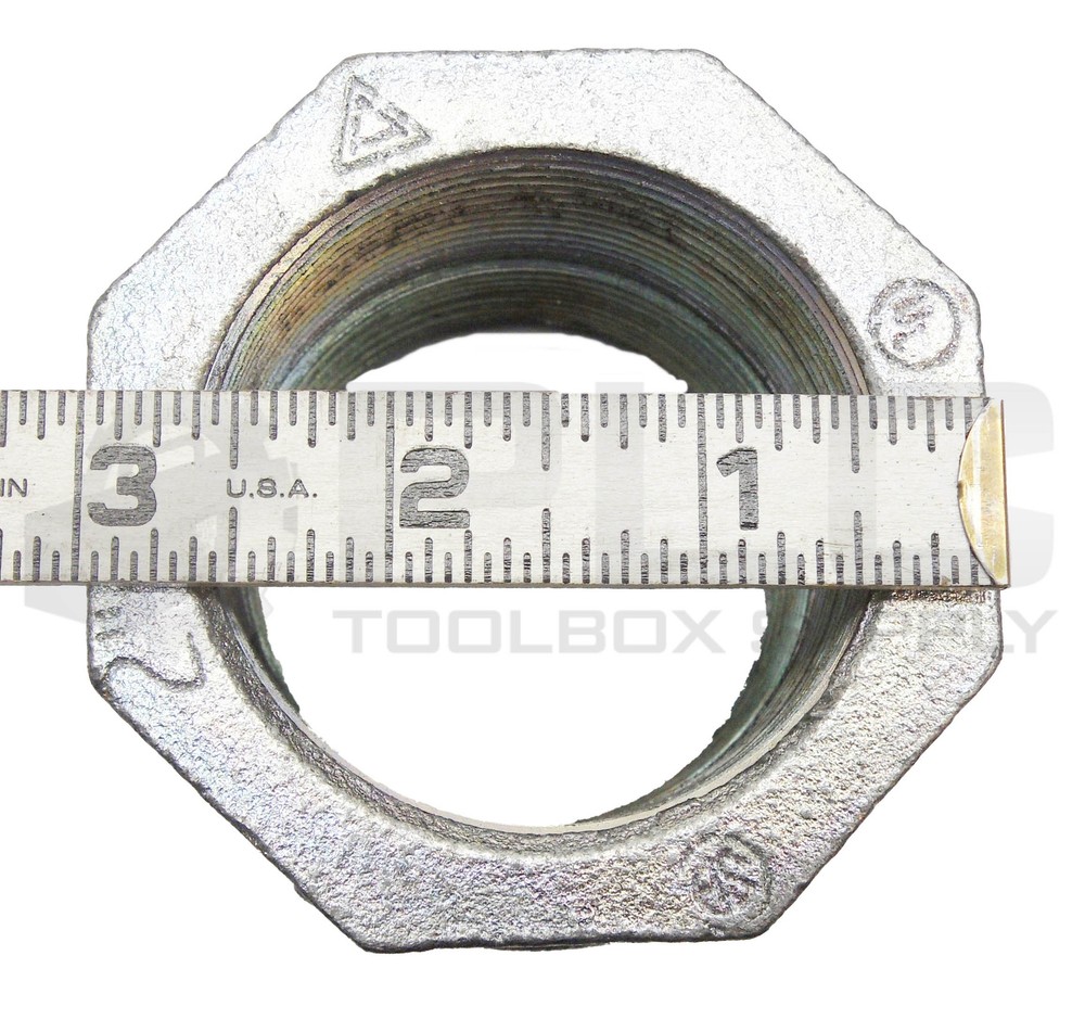 LOT OF 4 NEW 2" THREADED COUPLING