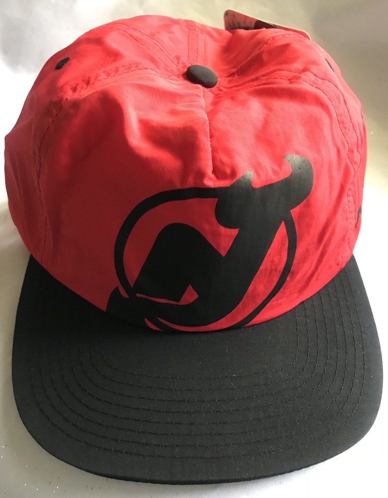 Zephyr NHL New Jersey Devils Flat Visor Flex Adjustable Cap- Red New