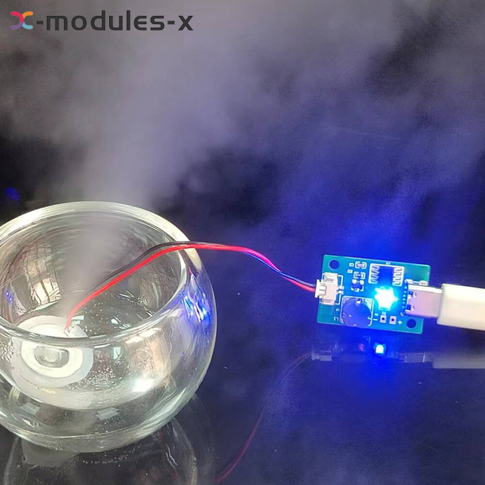 Type-C DC5V Ultrasonic Mist Maker Atomizing Module Humidifier DIY 2W No Switch