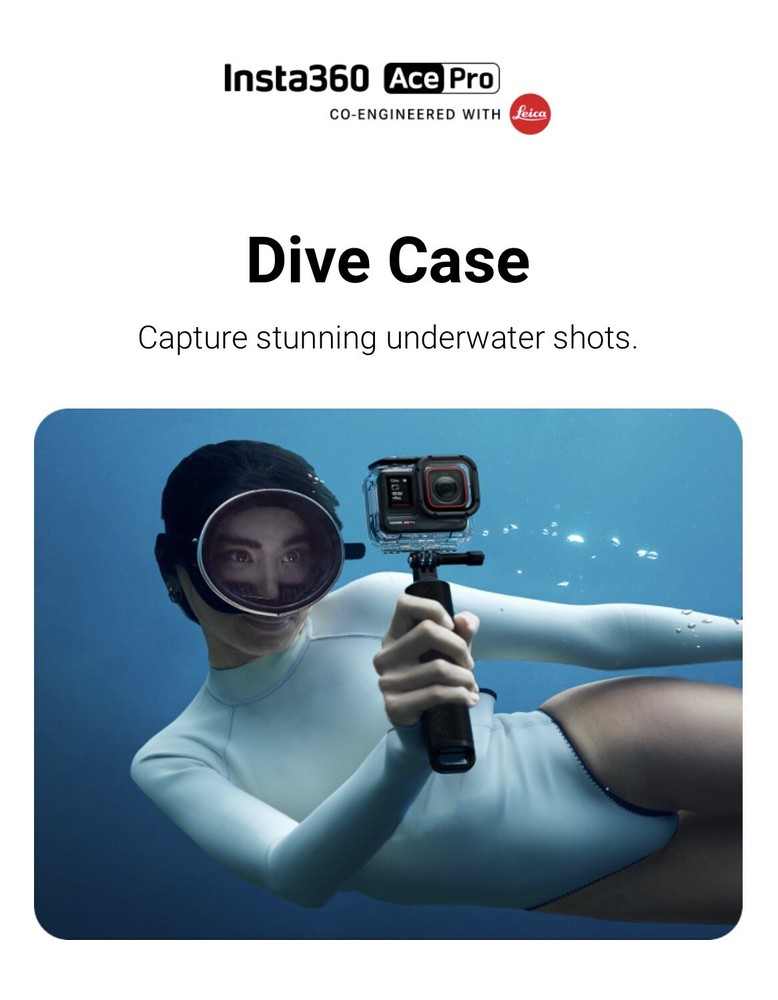 Original Insta360 Ace Pro Dive Case – Waterproof