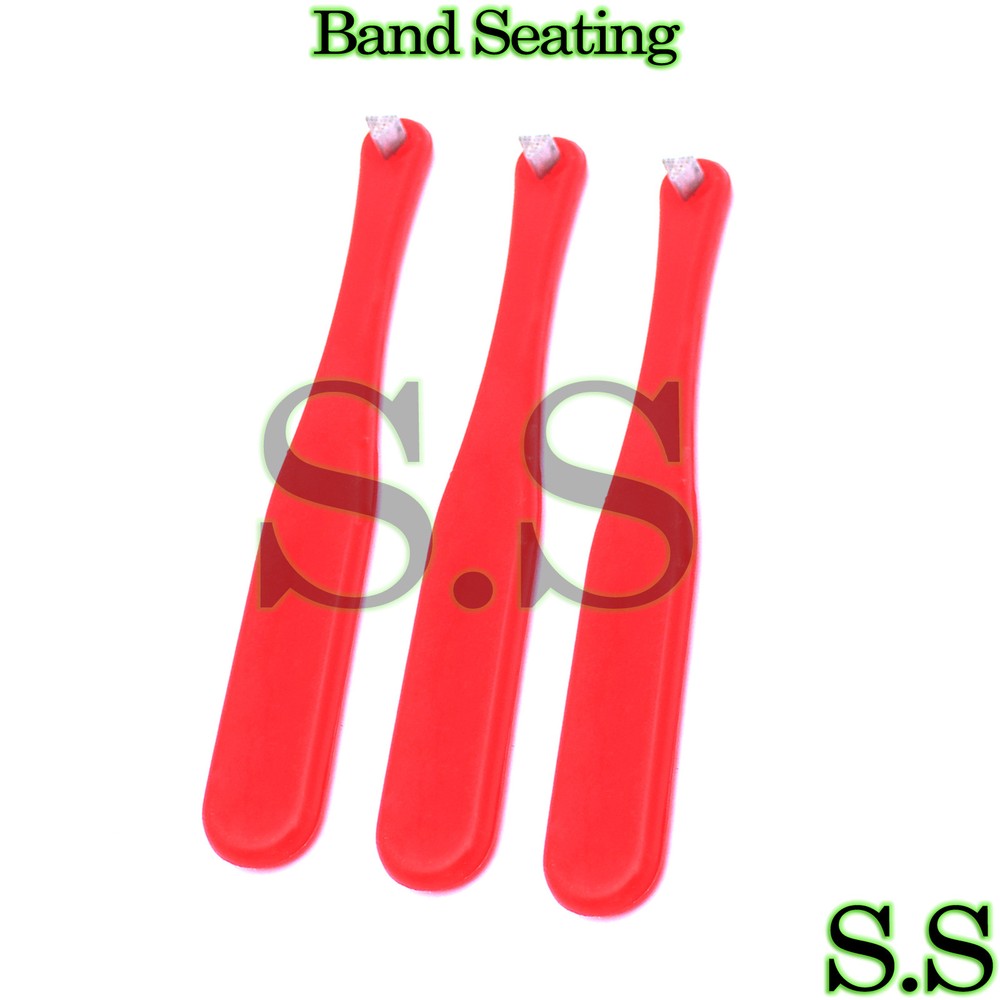 3 Band Seating Instruments Red Nylon Dental instruments
