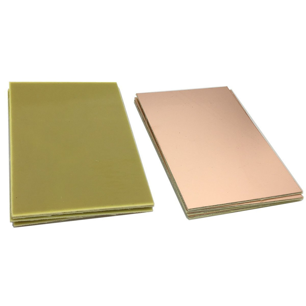 FR-4 Copper Clad PCB Circuit Board, 4"X2.7", Single Side, 10 Pcs