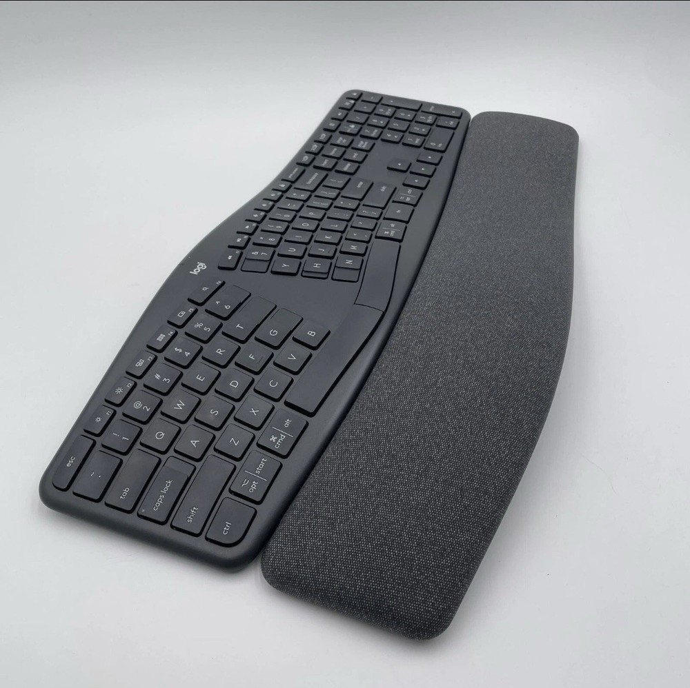 Logitech ERGO K860 Bluetooth Wireless Ergonomic Split Keyboard with Wrist Rest