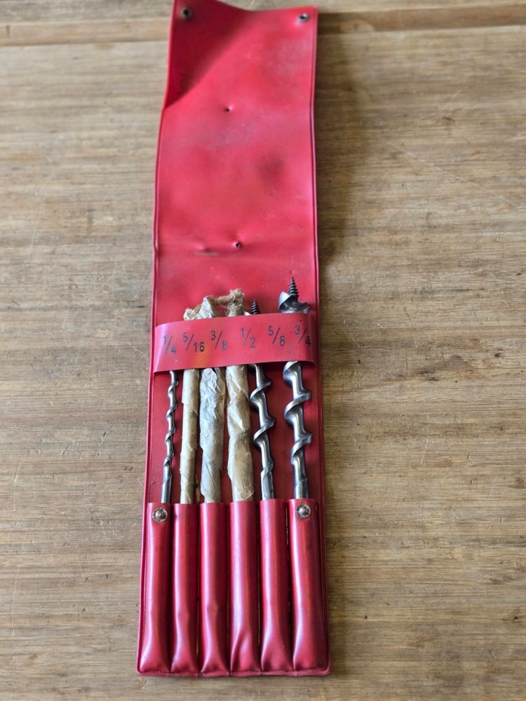 Vintage German Auger Bit Set (some NOS)