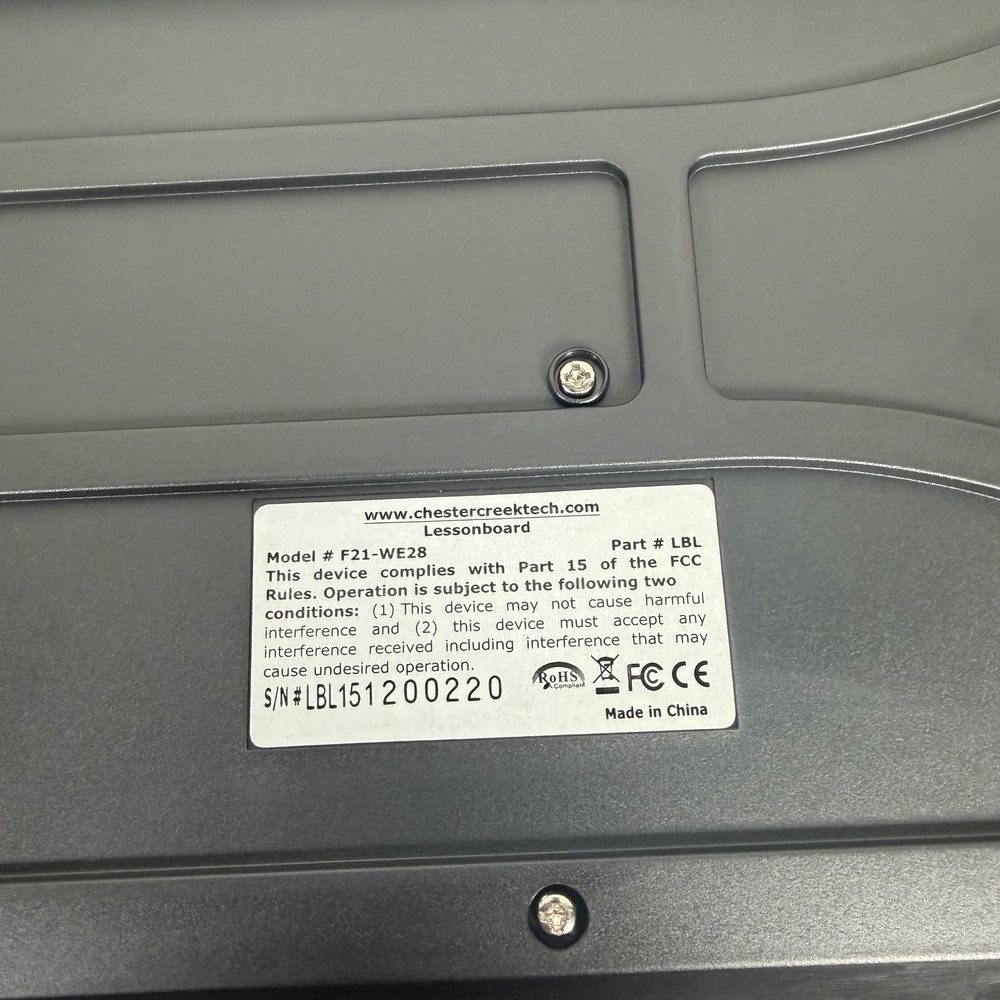 Chester Creek Wired LessonBoard Training Keyboard Kids Color Coded Accessibility