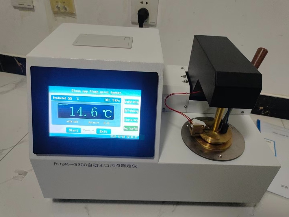 ASTM D93 Automatic Pensky Martens Tester Closed Cup Flash Point Tester