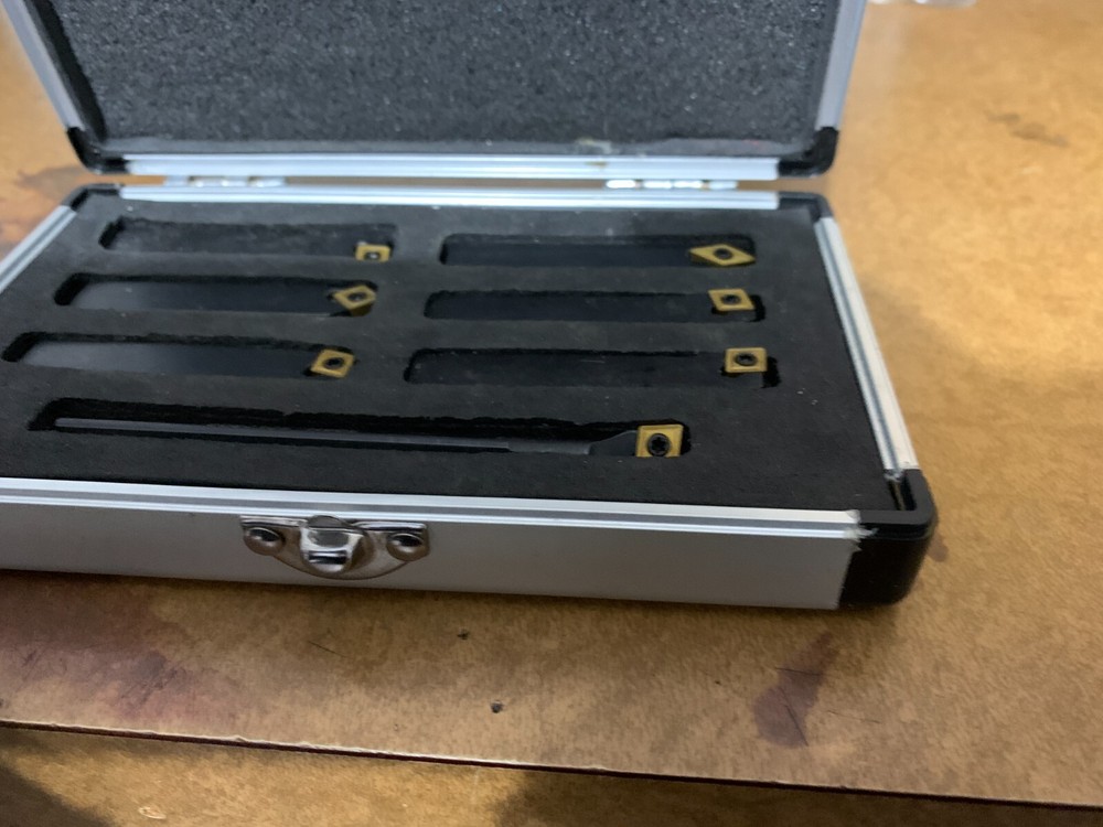 7 Carbide Bits New Condition Including Lined Case- Like New