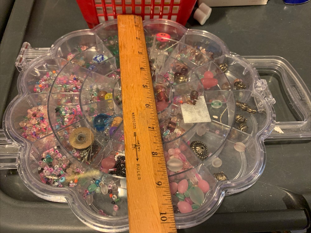 ❤️Jewelry Beads Crafting Multisize Carry Case With Handle Unfinished Project