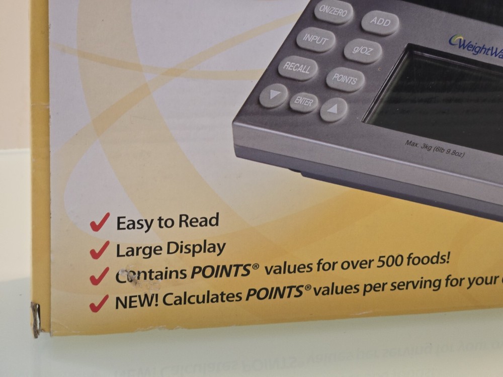 Weight Watchers Digital Electronic Food Scale with Points Values Database 2008
