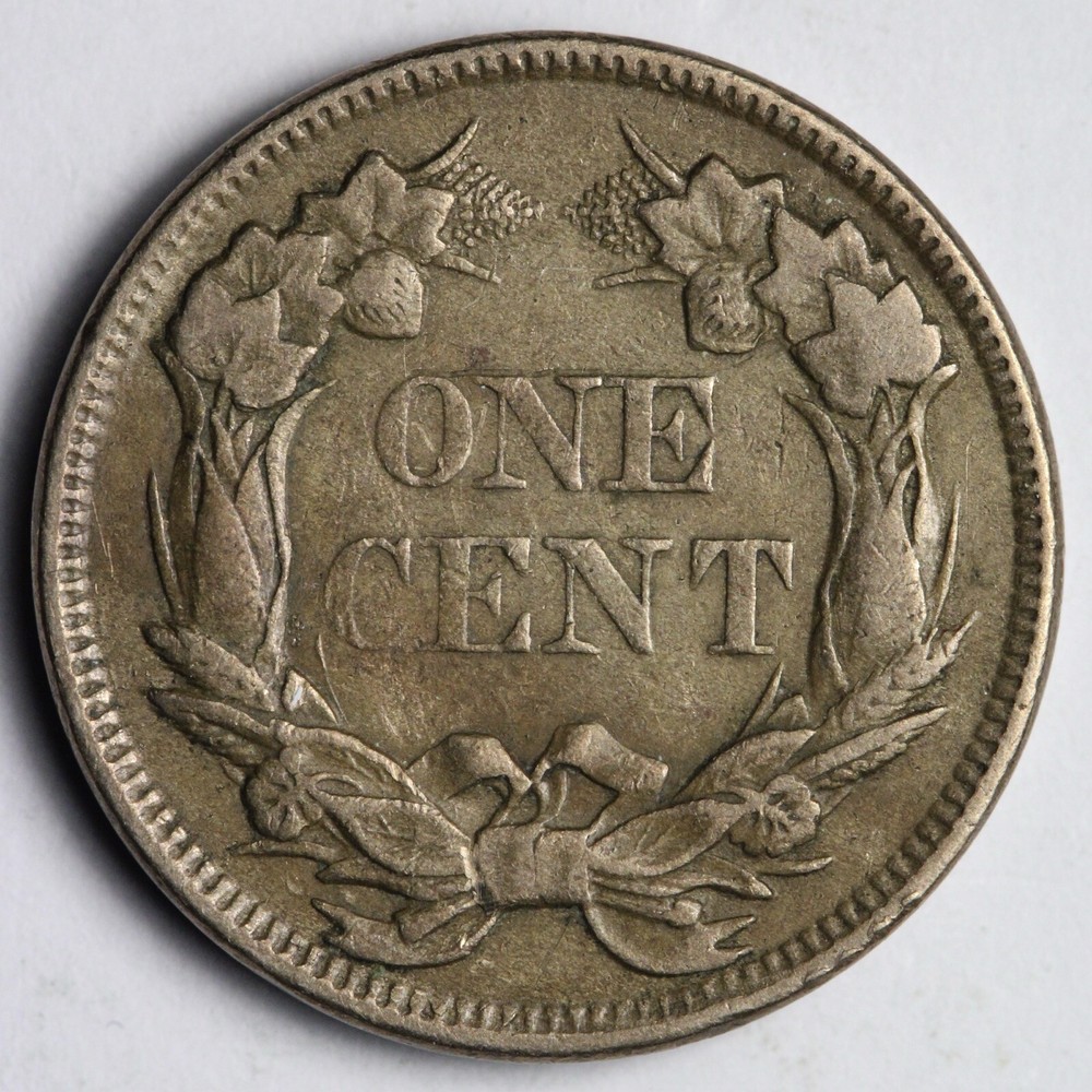 1857 Flying Eagle Cent Penny CHOICE VF E129 UEM