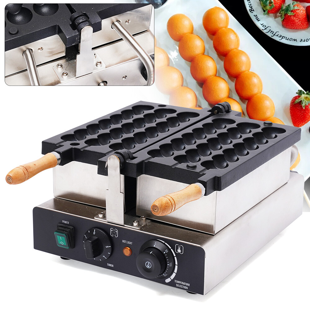 Electric Non-Stick Bubble Skewer Waffle Ball Maker Waffle Ball Maker Machine