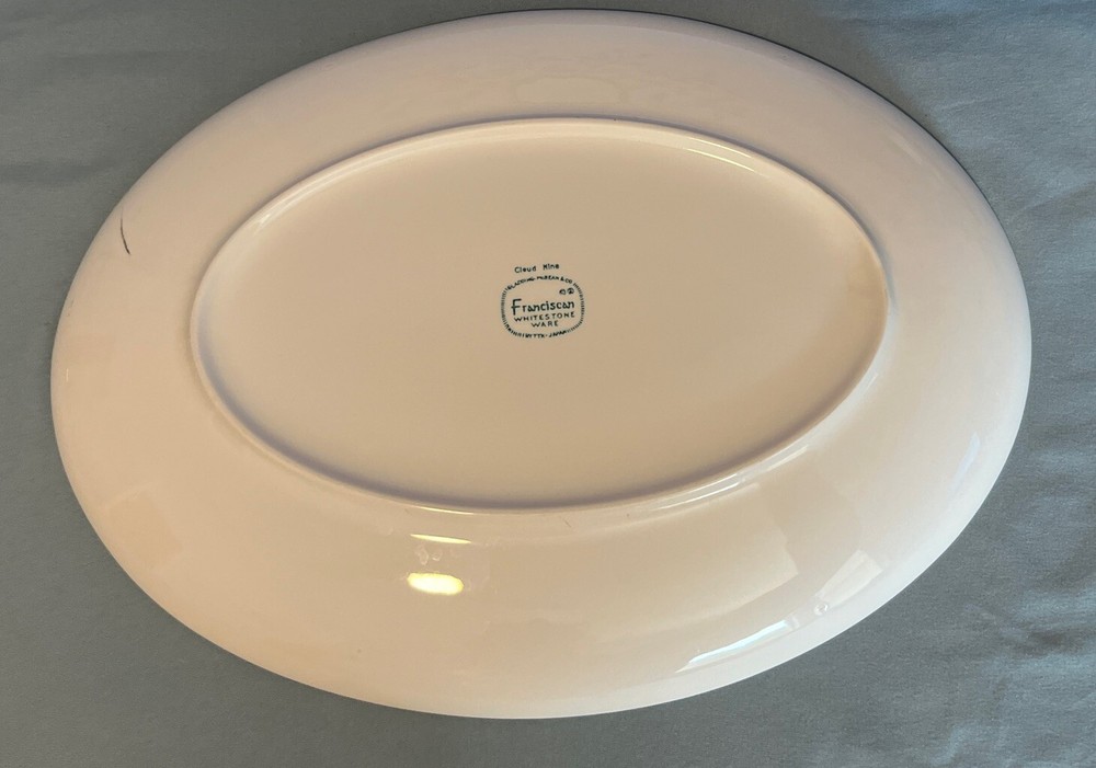 Franciscan Whitestone Cloud Nine Serving Platter, 13" Japan