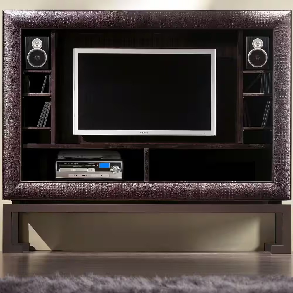 3-Speed Turntable with Wired Shelf Speakers