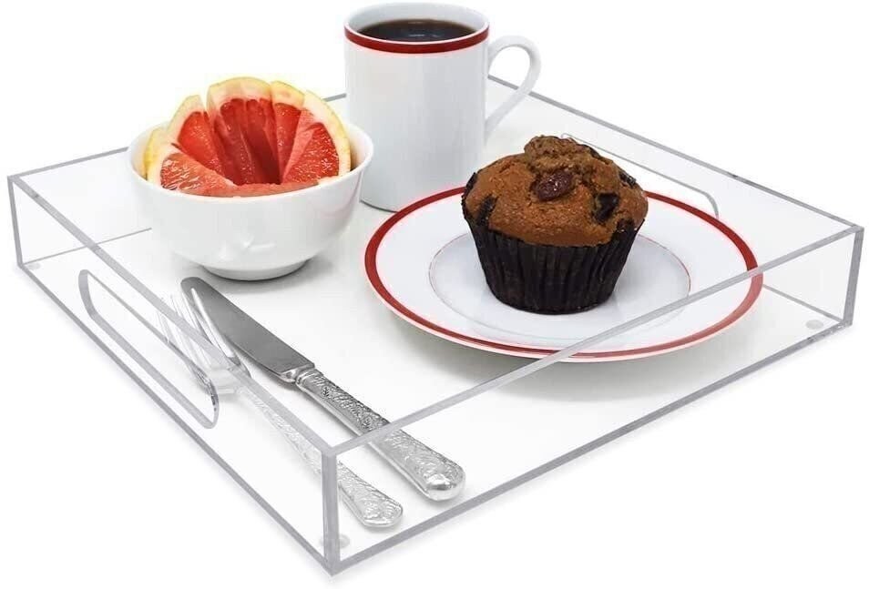 Isaac Jacobs Acrylic Tray with Cutout Handles