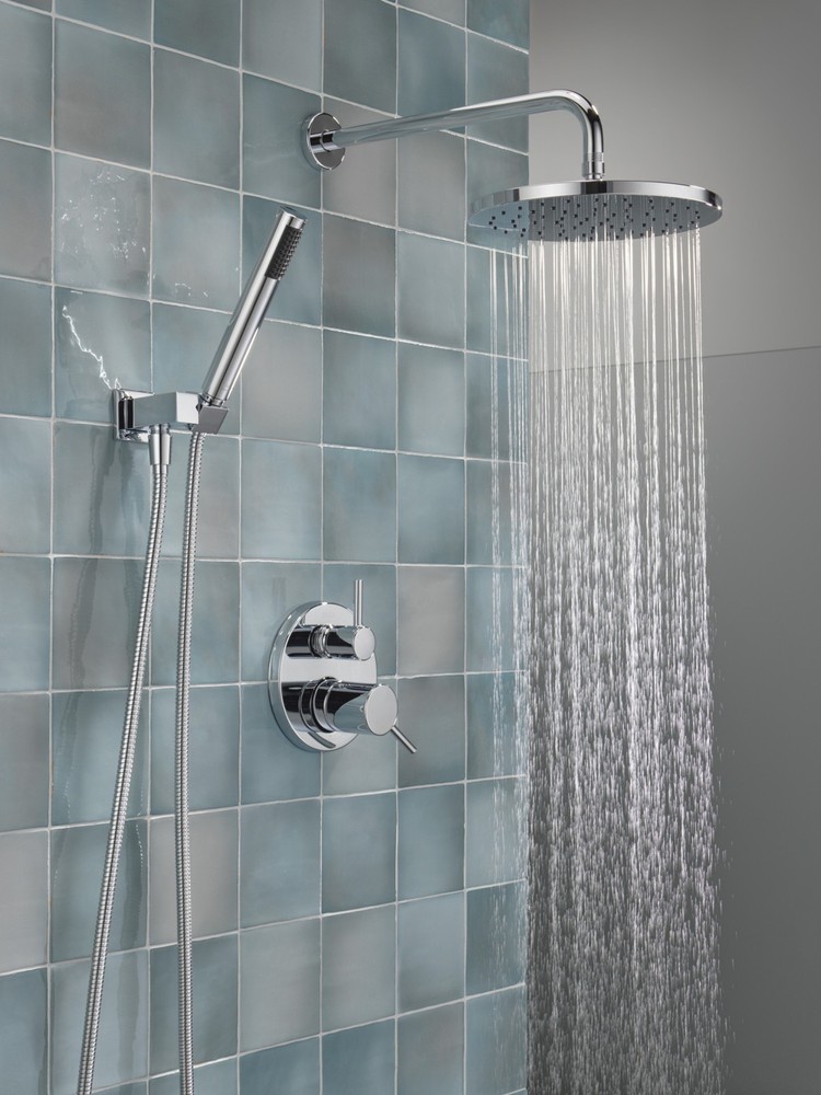 Delta 342702 Modern Round Non Shared Function Shower System - Bronze