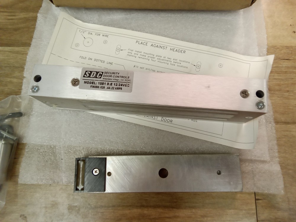 SDC 1581 D.E 12/24VDC Finish 628 .44/.22A Exit Check