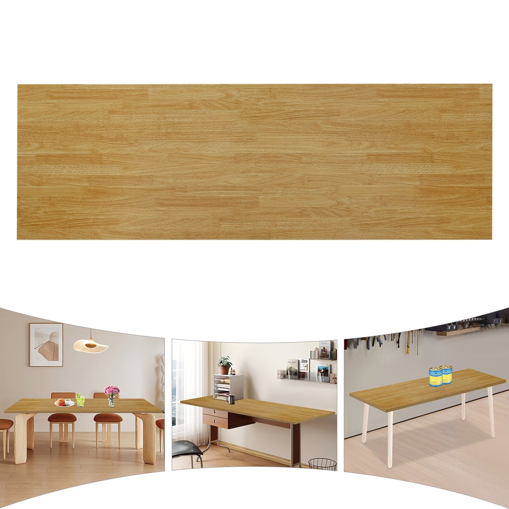 Plywood Tabletop, Rectangular Countertop, Adjustable Countertop 60*180*3.5cm