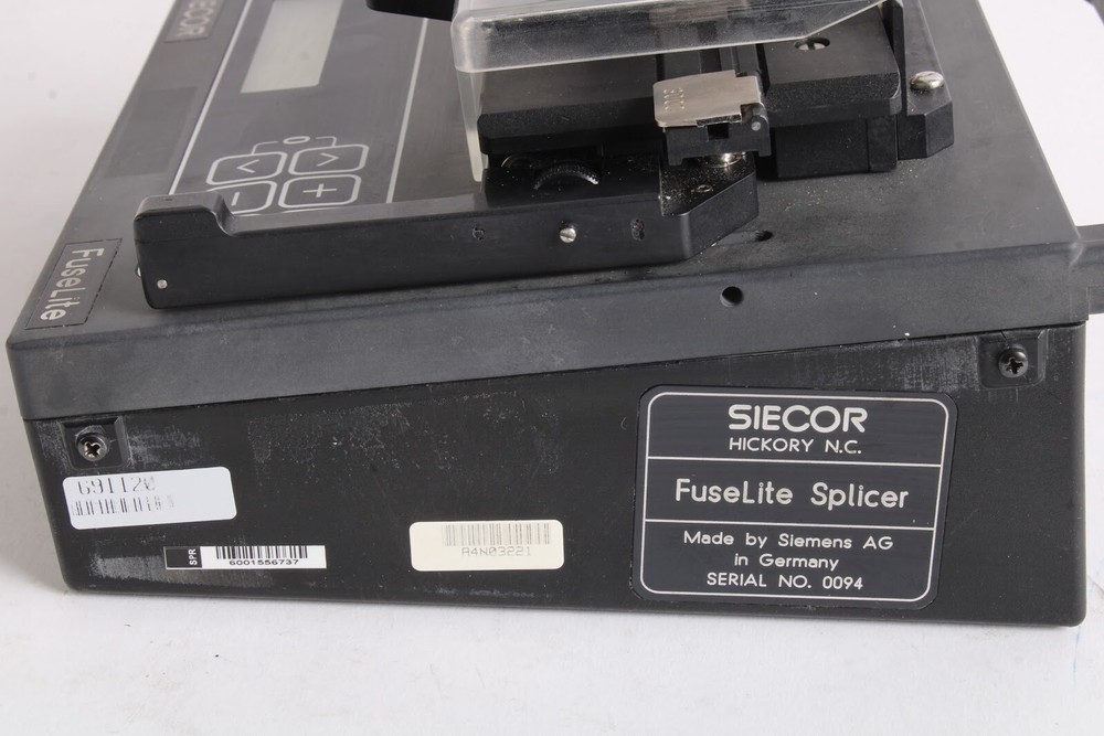 Siecor FuseLite Splicer Software V1.22 W/ Accessories - Fair Condition