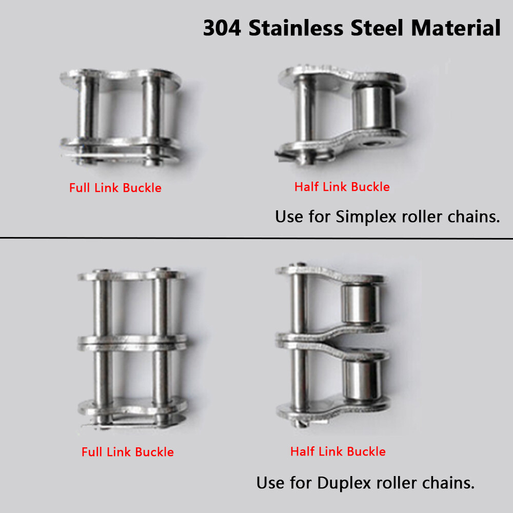 Simplex / Duplex Roller Chains 25#-200# Pitch 1/4"-2" Full/Half Connecting Links