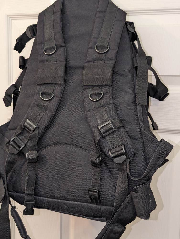 Piper Gear Large Bugout Bag Expanding Backpack Black
