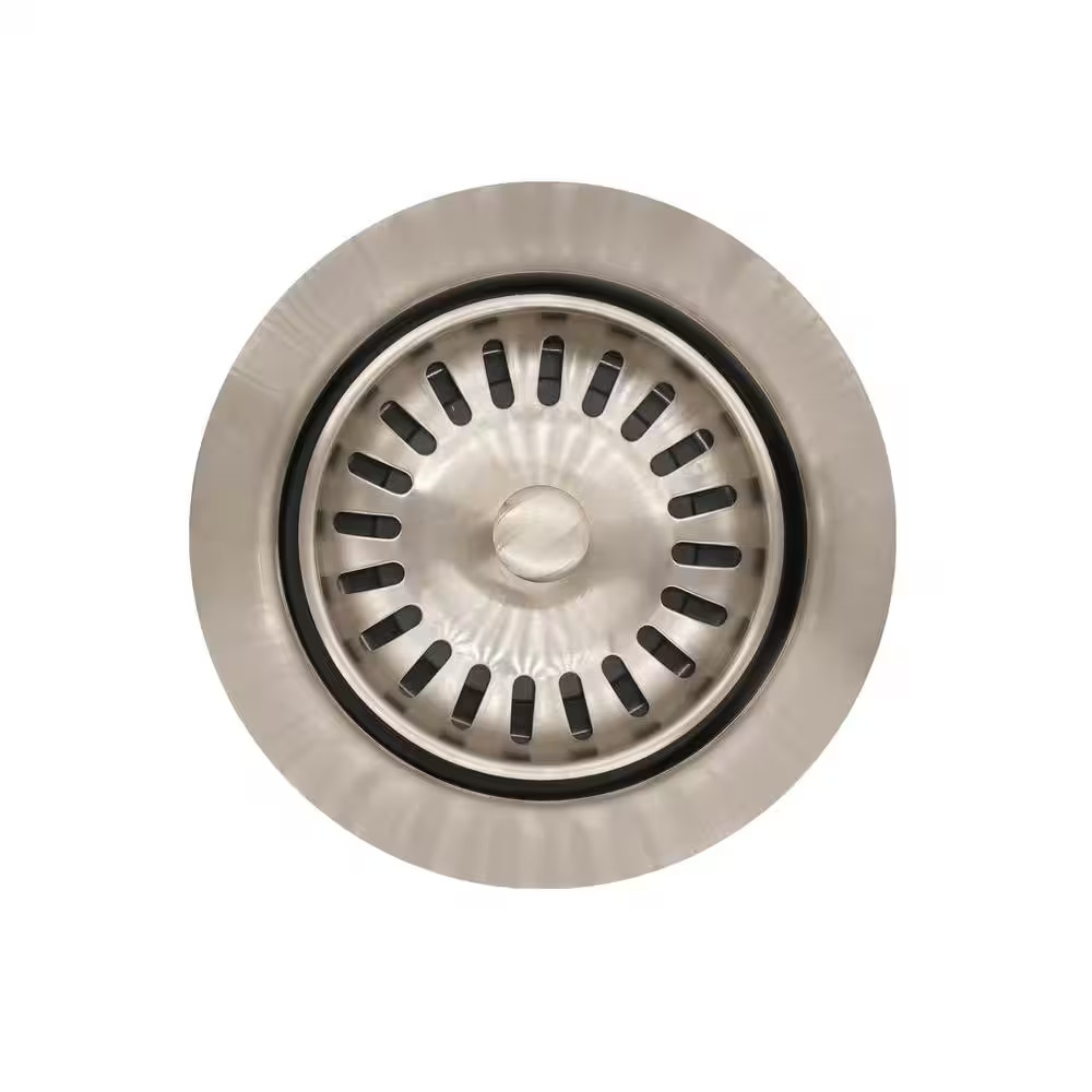 3-1/2 In. Extra-Deep Collar Kitchen Sink Waste Disposal Flange & Strainer Stoppe