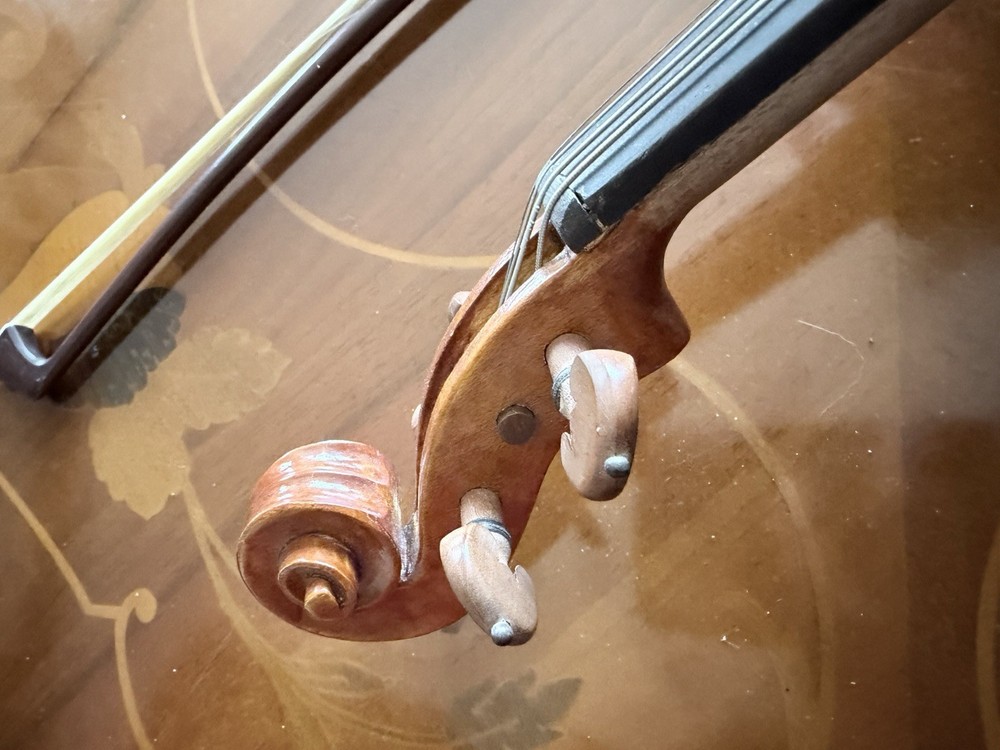 Vintage Violin And Bow As Is