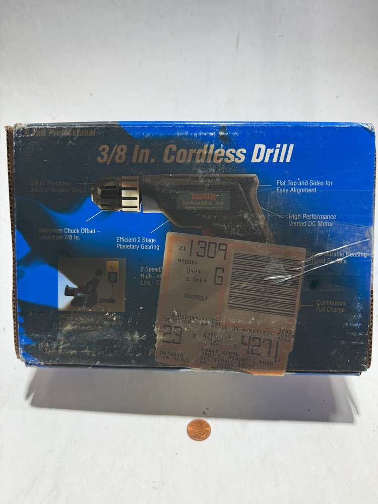 Benchtop 3/8" Cordless Drill 6V Model 39