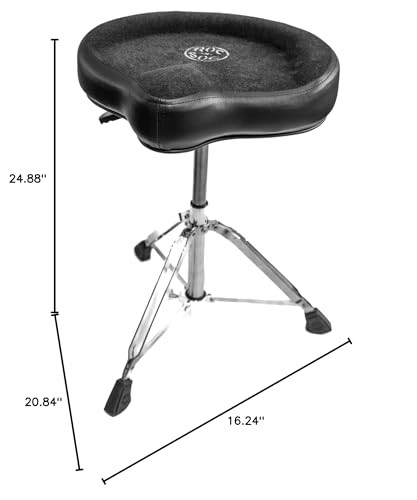 Drum Throne Nitro with Original Saddle Black ROC-N SOC