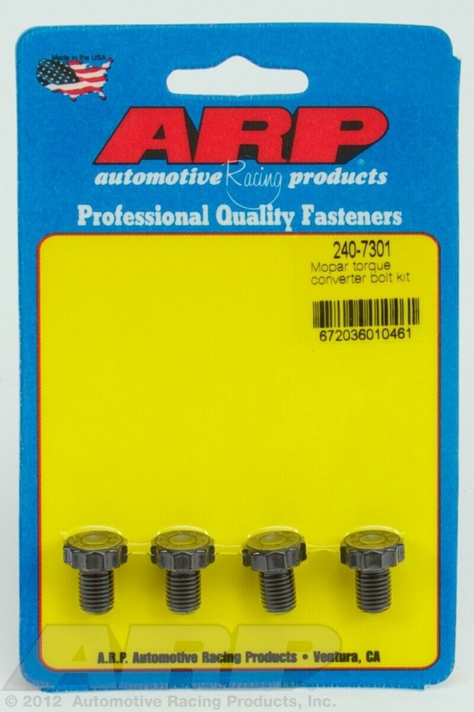 ARP 240-7301 Black Mopar torque converter bolt kit