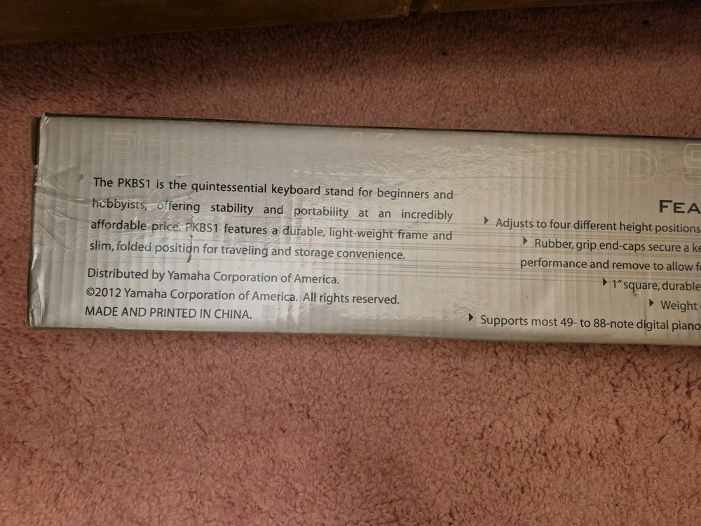 PKBS1: Portable Keyboard Stand