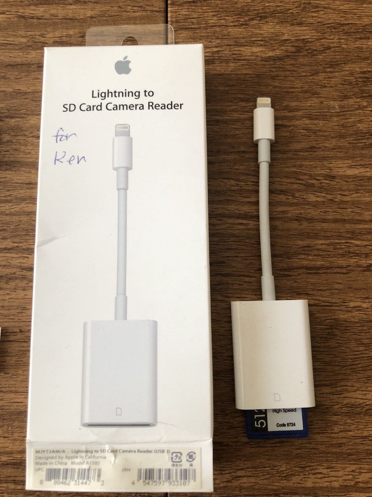 Apple Camera Connection Items - 4 Items