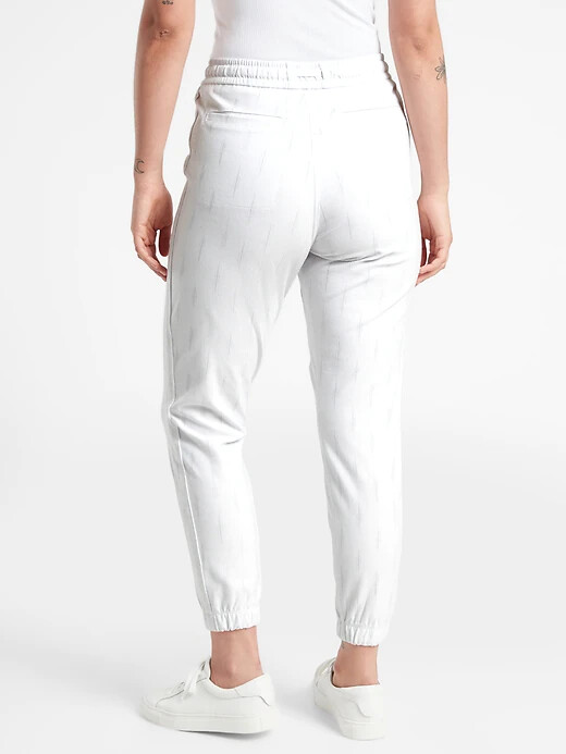 Athleta Farallon Printed Jogger-Spliced Magic Veil Grey-Plus Size 26- NWT