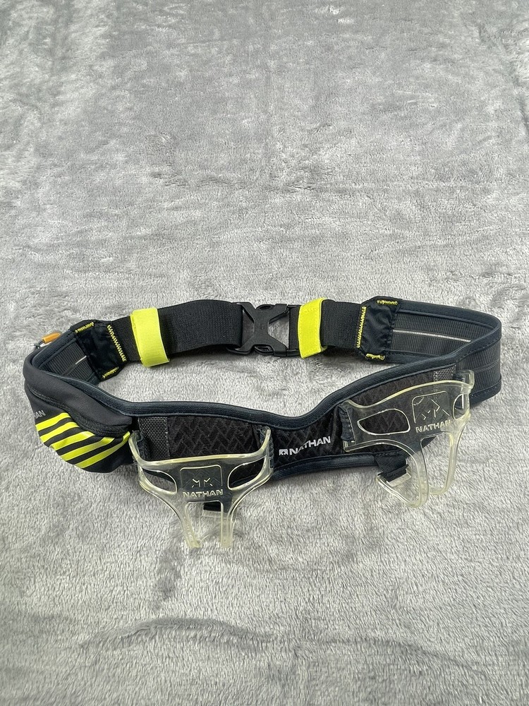 Nathan Hydration Belt Adjustable Gray No Bottles Preowned