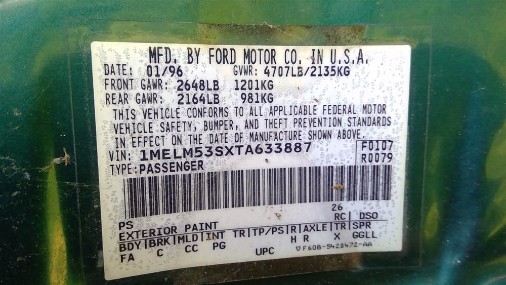 AC Condenser Threaded Block Style Fits 96-00 SABLE 254874