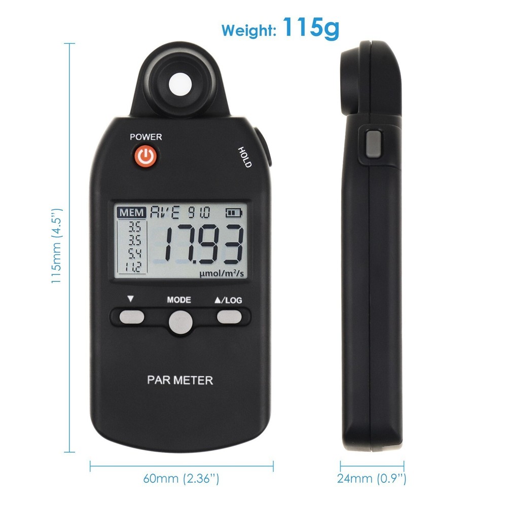 PAR Light Meters Full-Spectrum Quantum Sensor Par Meter Smart PPFD Tester