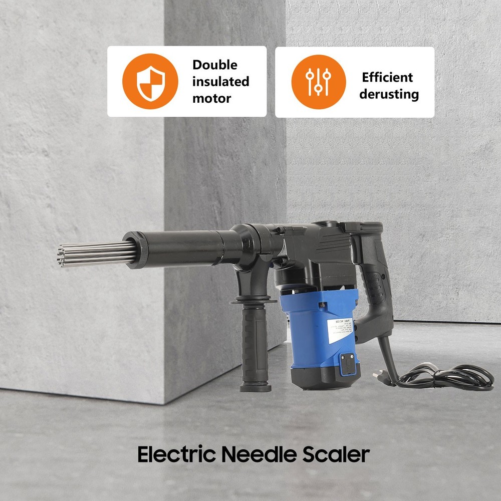 Electric 110V Needle Derusting Gun Rust Removal Needle Scaler Jet Chisel
