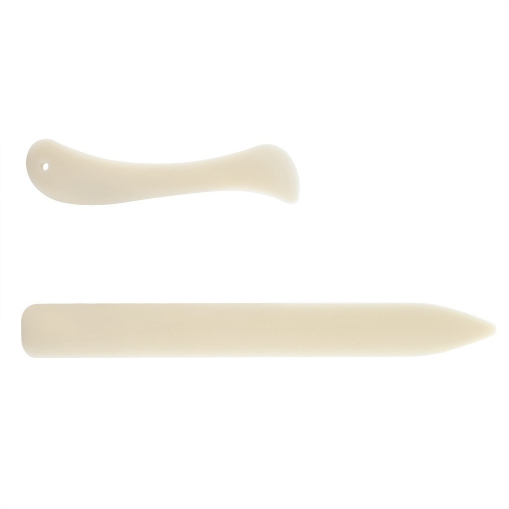2PCS White Bone Folder Creaser Tool for Paper Crafting WT