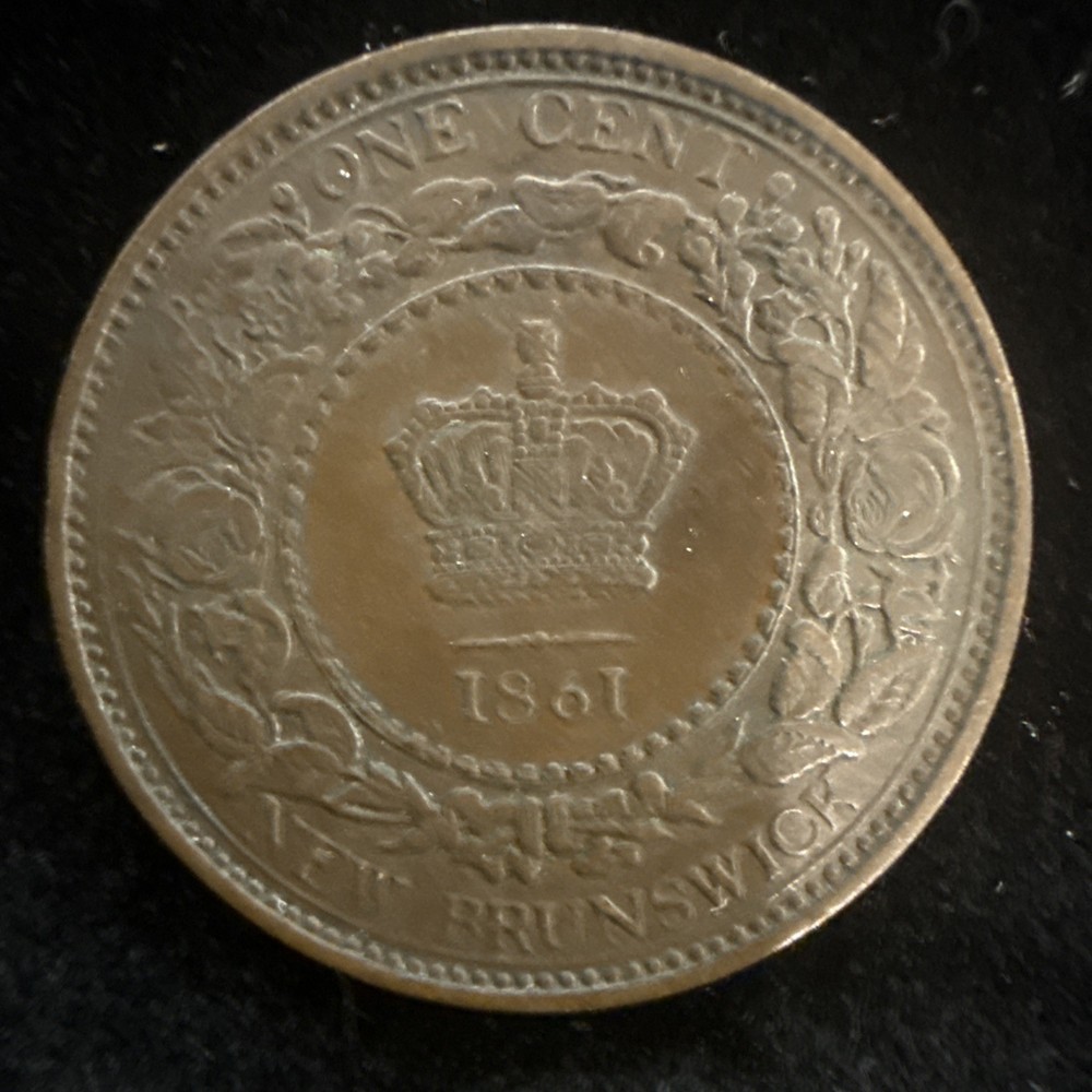 1861 New Brunswick One Cent A5