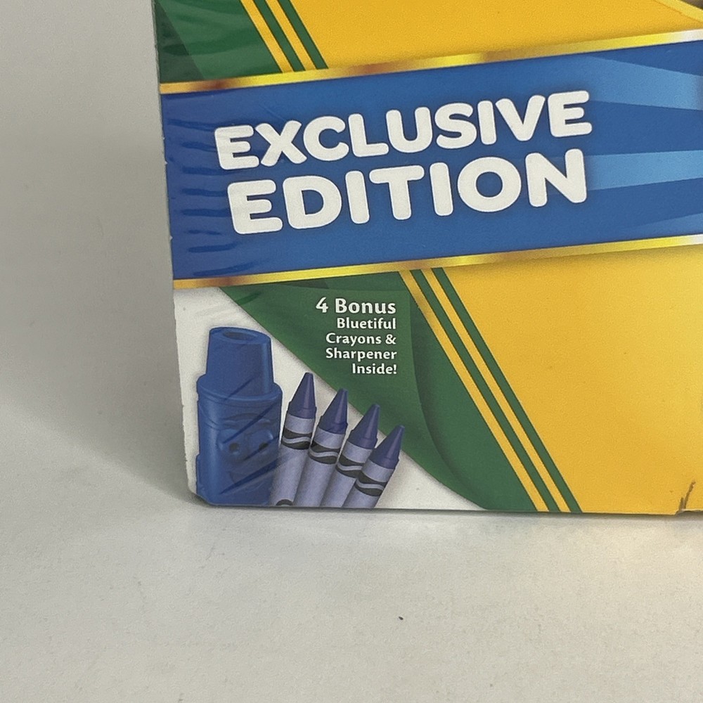 2017 Crayola Exclusive Edition 124 Crayon Box Set Introducing Bluetiful NEW