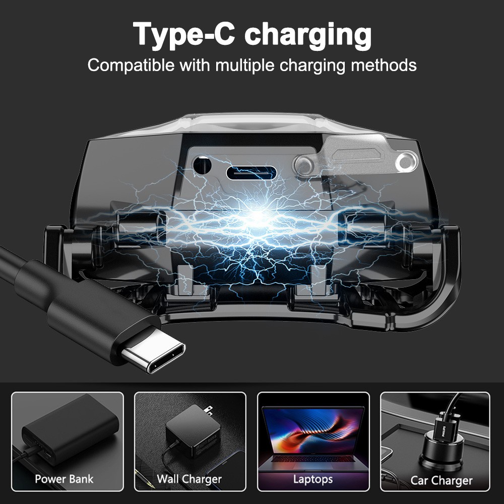 2X Mini LED Work Light Headlamp Wave Sensor Head Lamp USB Rechargeable Red Light