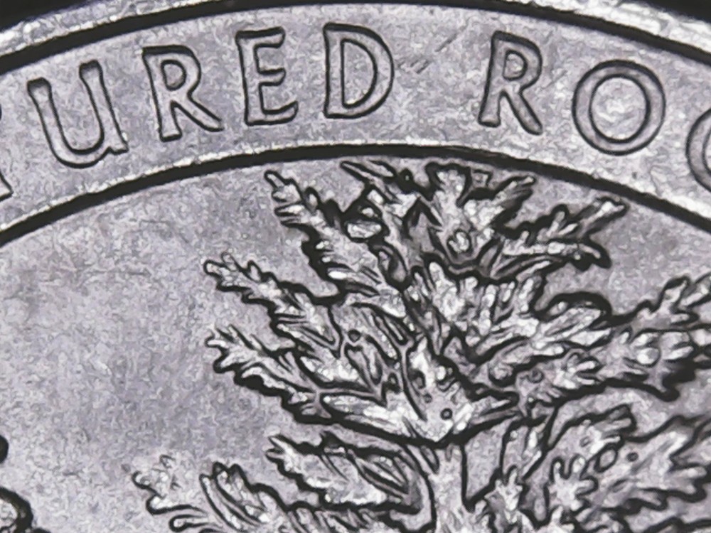 2018 p Pictured Rock ATB Quarter with Die Chips.