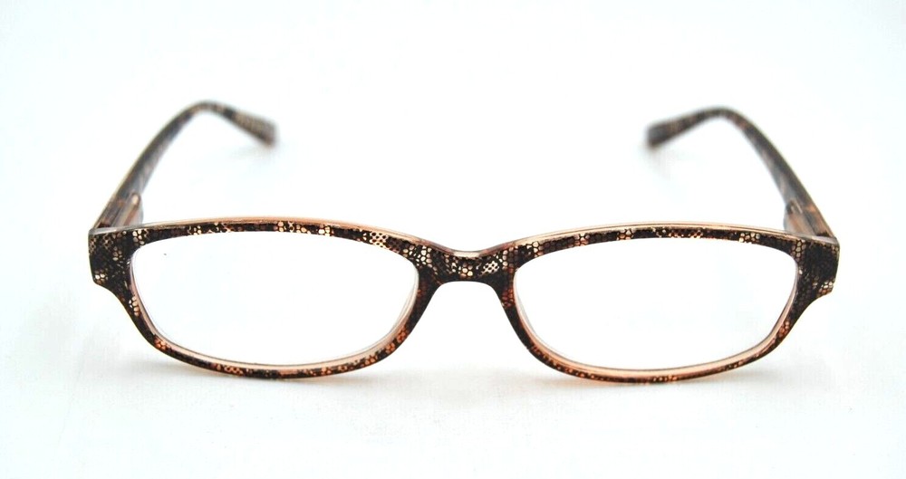 E-Z Reader " SONDRA BRN " lace pattern Reading Glasses w/ case CHOOSE STRENGTH