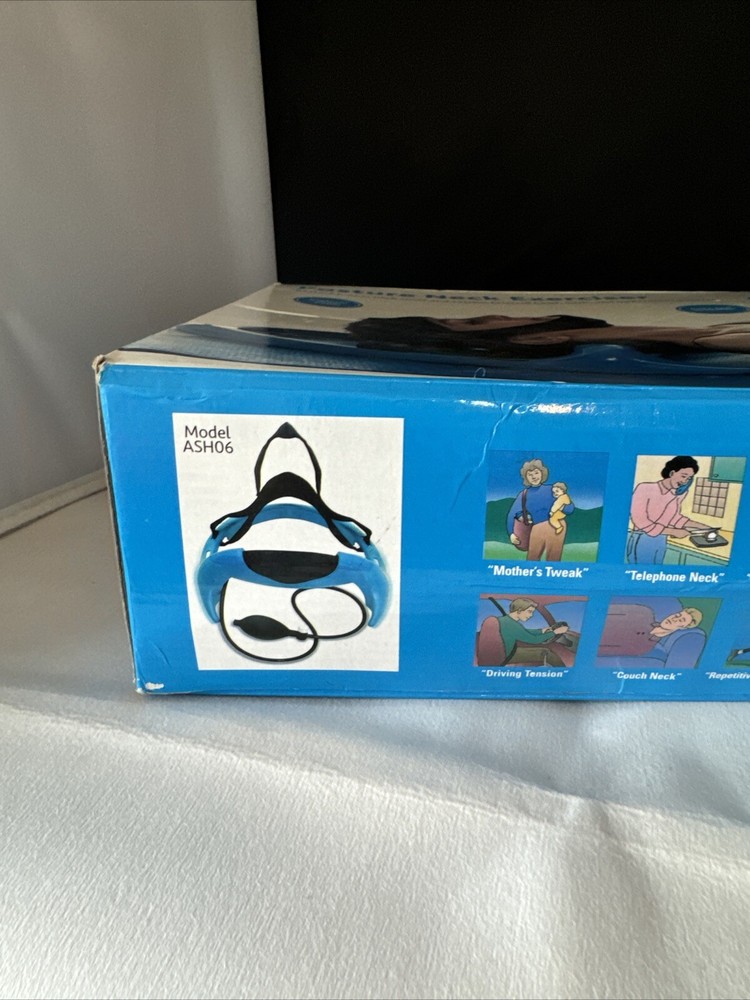 Posture Neck Exerciser Easy Portable Pumpable ORIGINAL BOX Adjustment